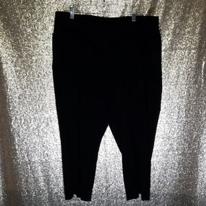 Plus size professional crop pants